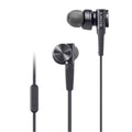 Schwarze Sony MDR-XB75AP Extra-Bass In-Ear-Kopfhörer