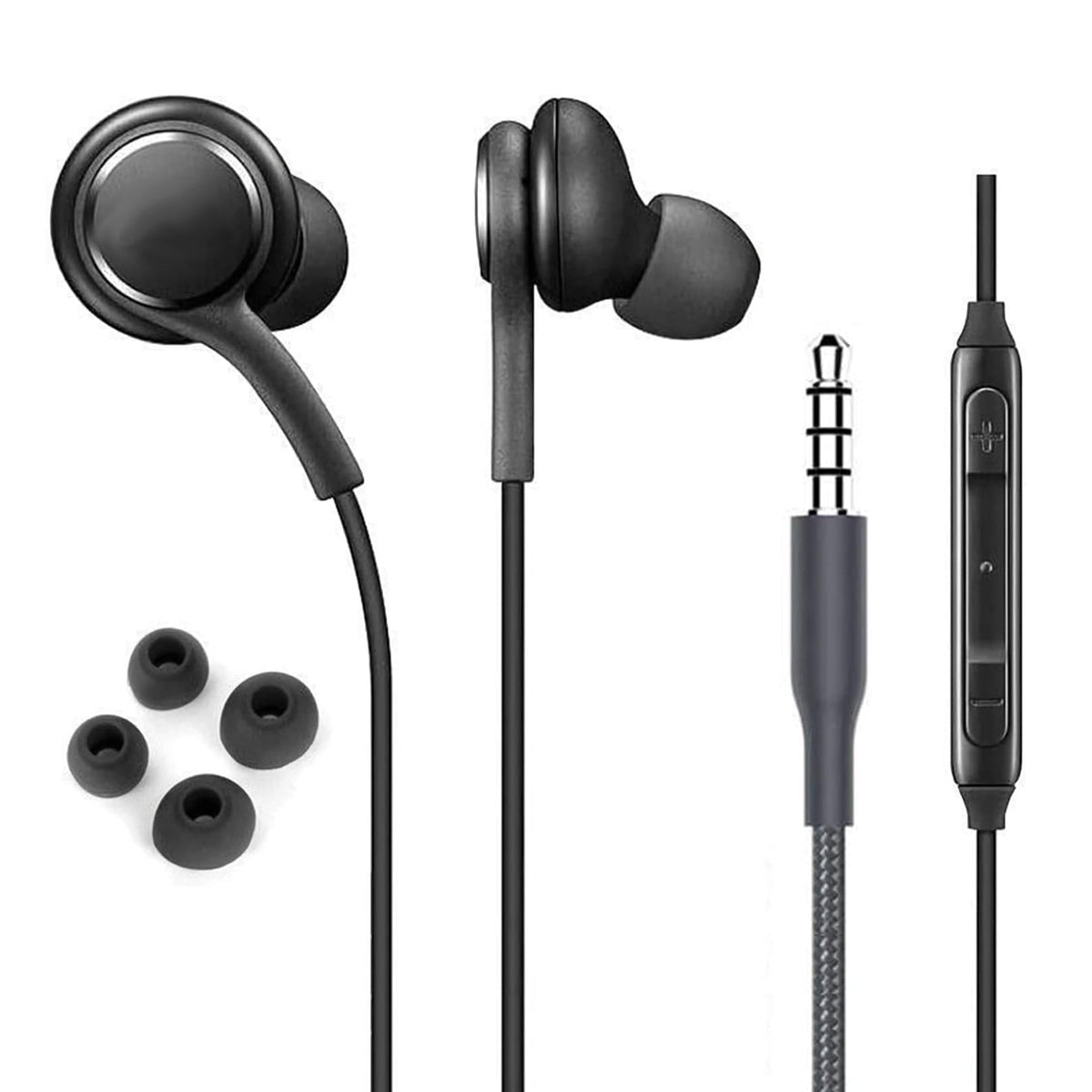 Schwarzes EO-IG955 2-Wege In-Ear-Headset