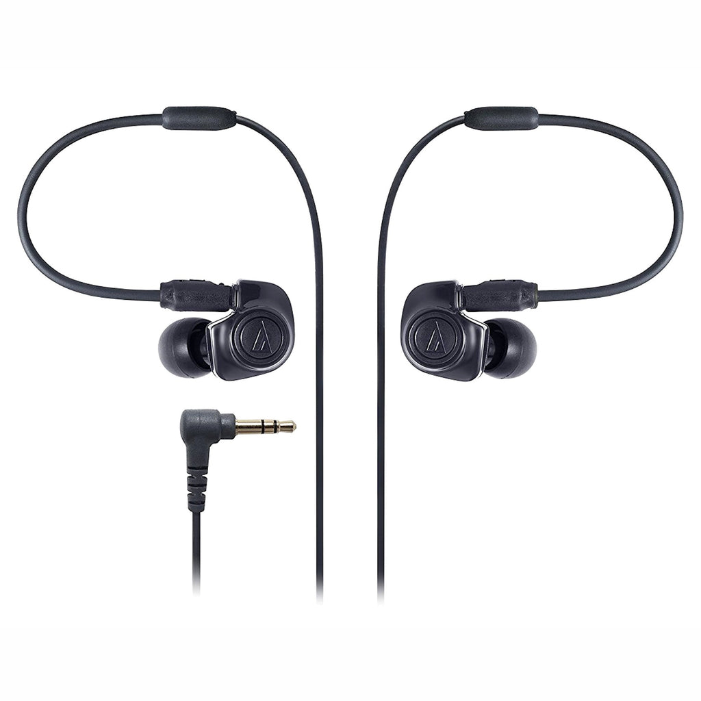 Schwarze Audio-Technica ATH-IM50 Dual-Driver In-Ear-Kopfhörer