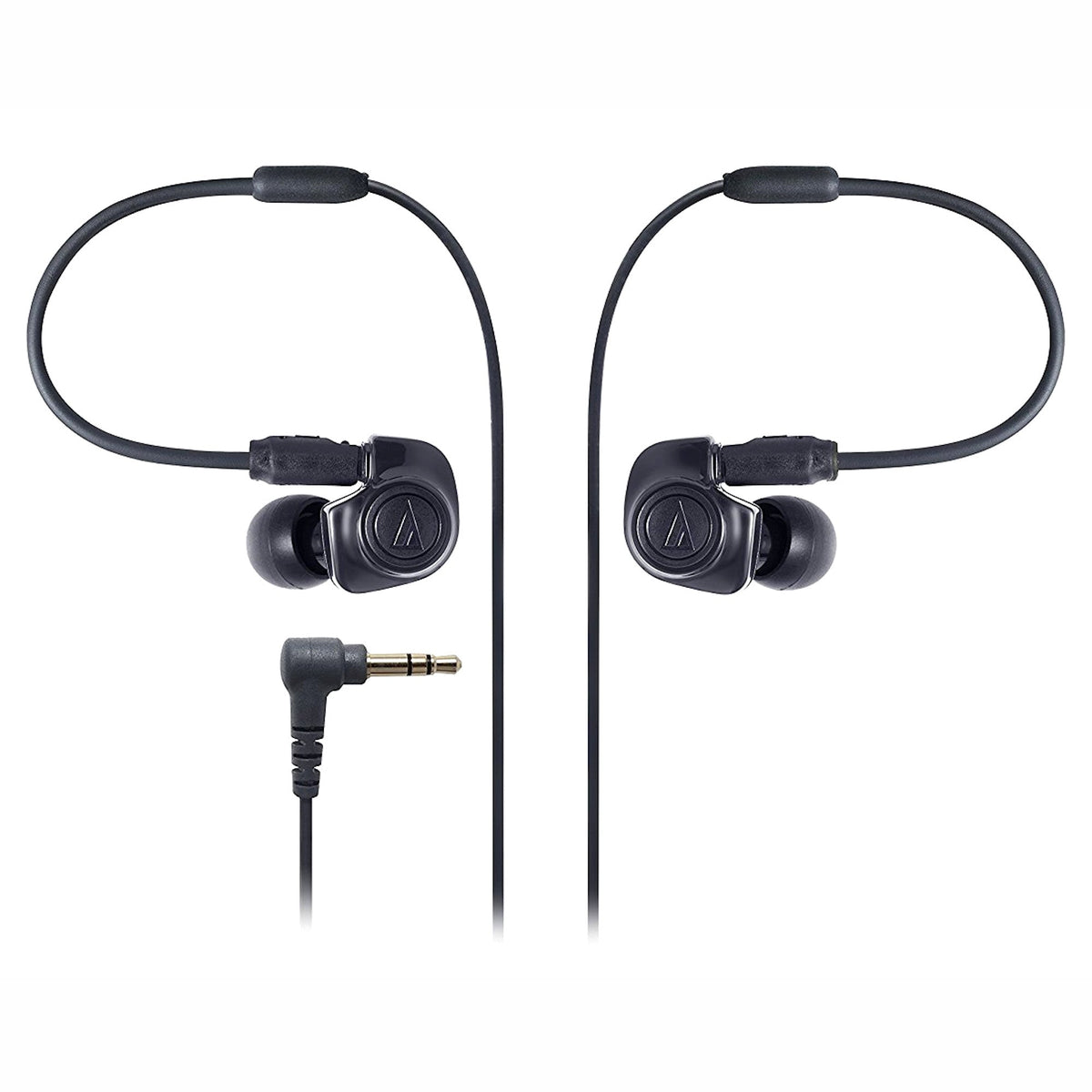 Schwarze Audio-Technica ATH-IM50 Dual-Driver In-Ear-Kopfhörer