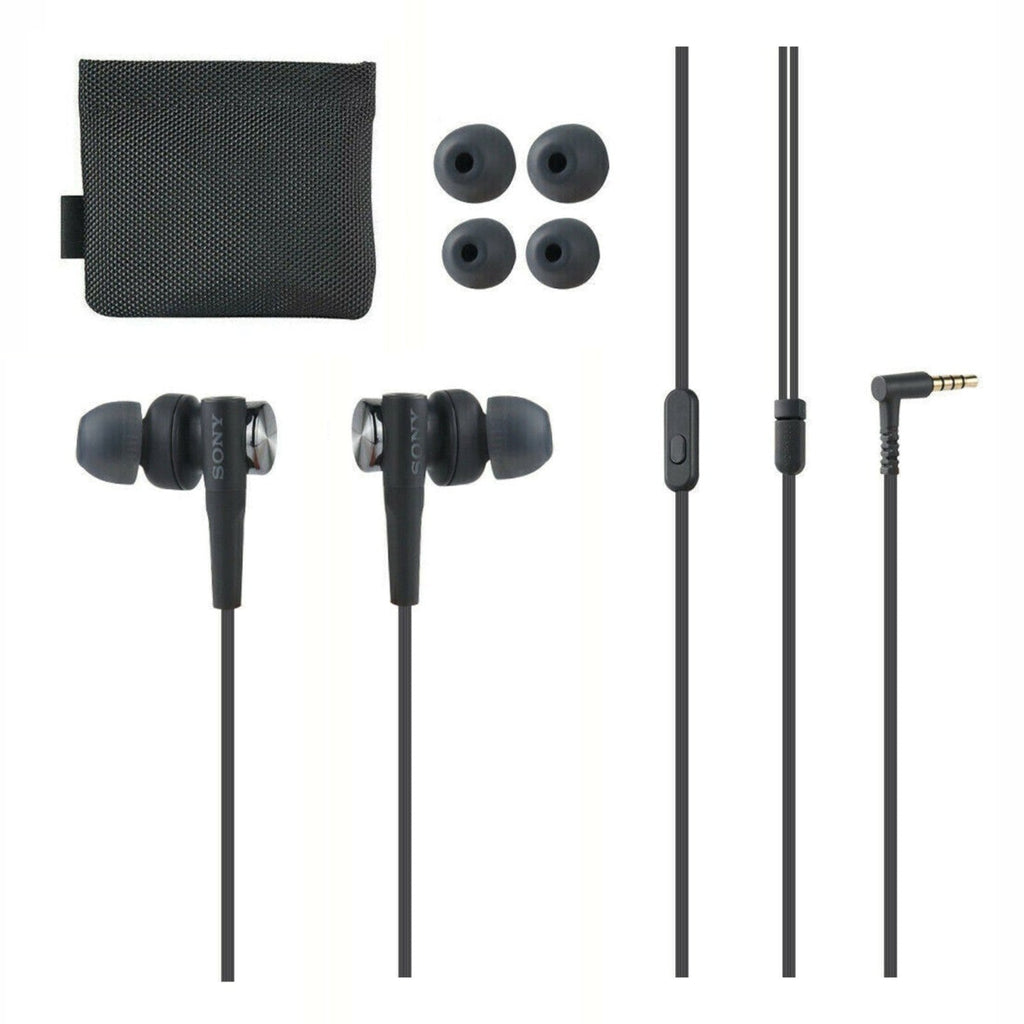 Schwarzes Sony MDR-XB55AP Extra-Bass In-Ear-Headset