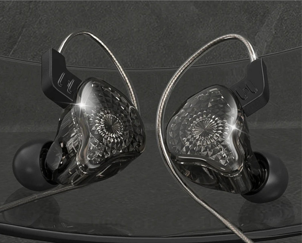 Schwarzes 3K K2 HD In-Ear-Headset