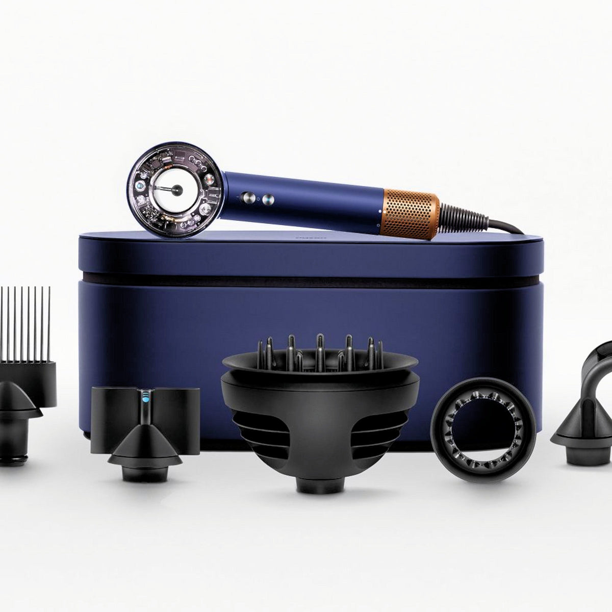 Dyson Supersonic™ Haartrockner Intelligent Heat Control Nachtblau/Kupfer - 3KShop.de