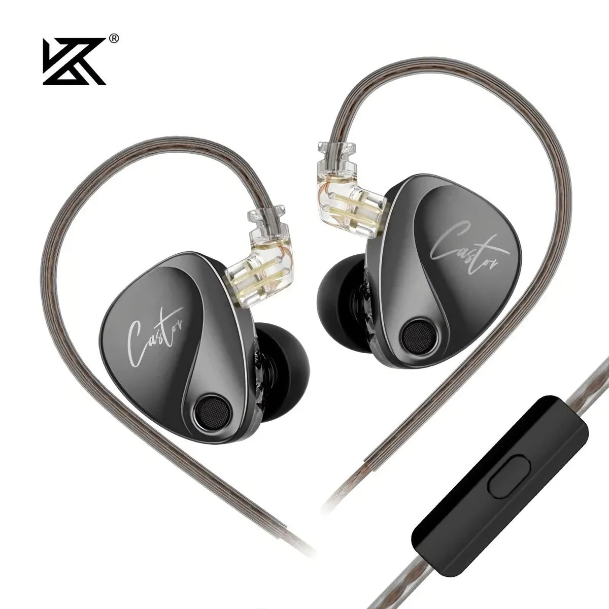 KZ Castor In-Ear-Kopfhörer mit einstellbarem Bass