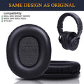 Ohrpolster für Audio Technica ATH M50X M40X M30X M20X MSR7 SX1 schwarz