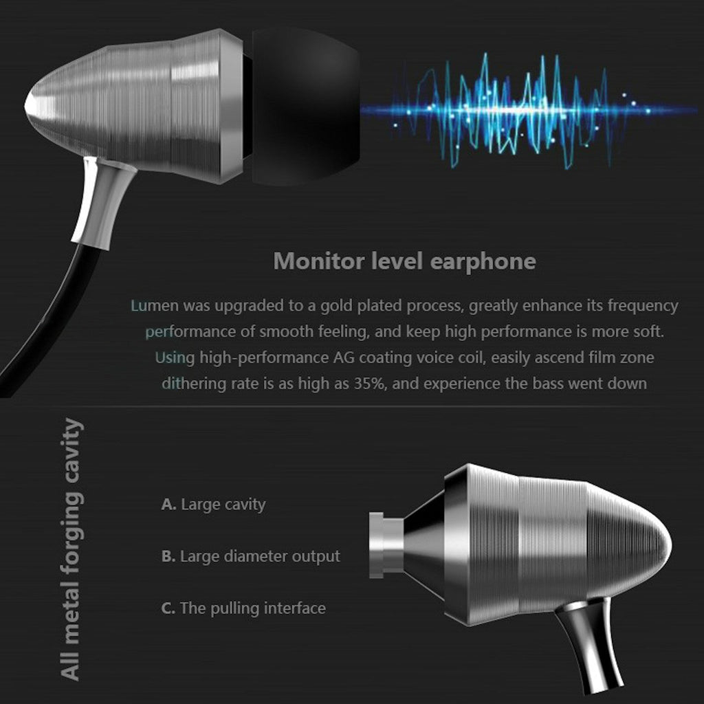 Silbernes KZ X6 HS Pro Metall In-Ear-Headset