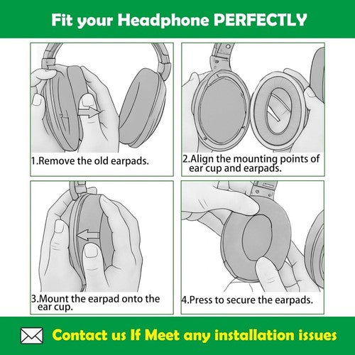 Kunstleder Ohrpolster Sennheiser Kopfhörer HD620S HD560S HD400Pro HD598 HD599... - 3KShop.de