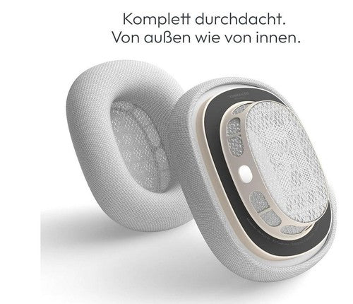 Ohrpolster für Apple AirPods Max Ersatzpolster Space Grau - Silber - Ear PAds - 3KShop.de