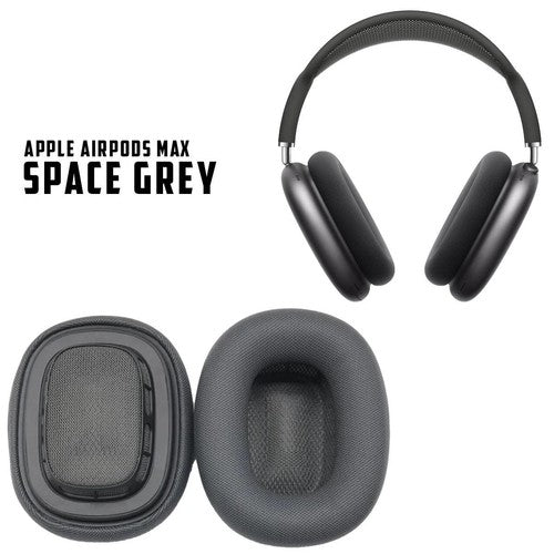 Ohrpolster für Apple AirPods Max Ersatzpolster Space Grau - Silber - Ear PAds - 3KShop.de