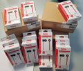 Zwölf Hama Mobile Pro In-Ear-Headsets in Schwarz-Rot