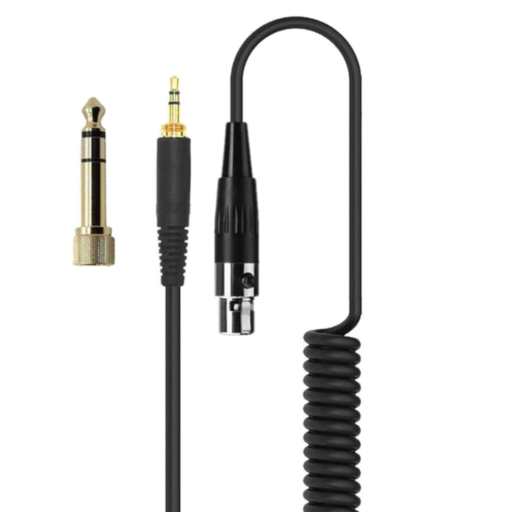 3 m Mini-XLR Spiralkabel für AKG und beyerdynamic