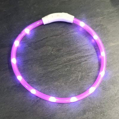Kürzbares LED-Hundehalsband mit mehreren LEDs