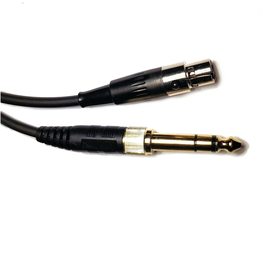 3 m Mini-XLR Spiralkabel für AKG und beyerdynamic