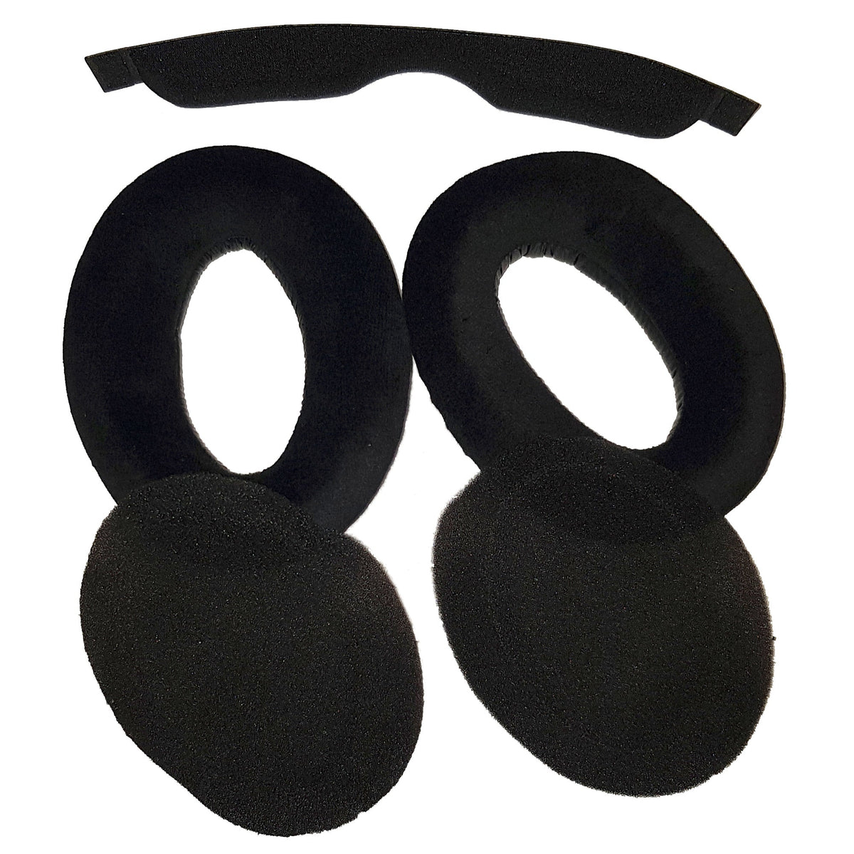 Velours-Ohrpolster mit Kopfband für Sennheiser HD600 HD650 HD660