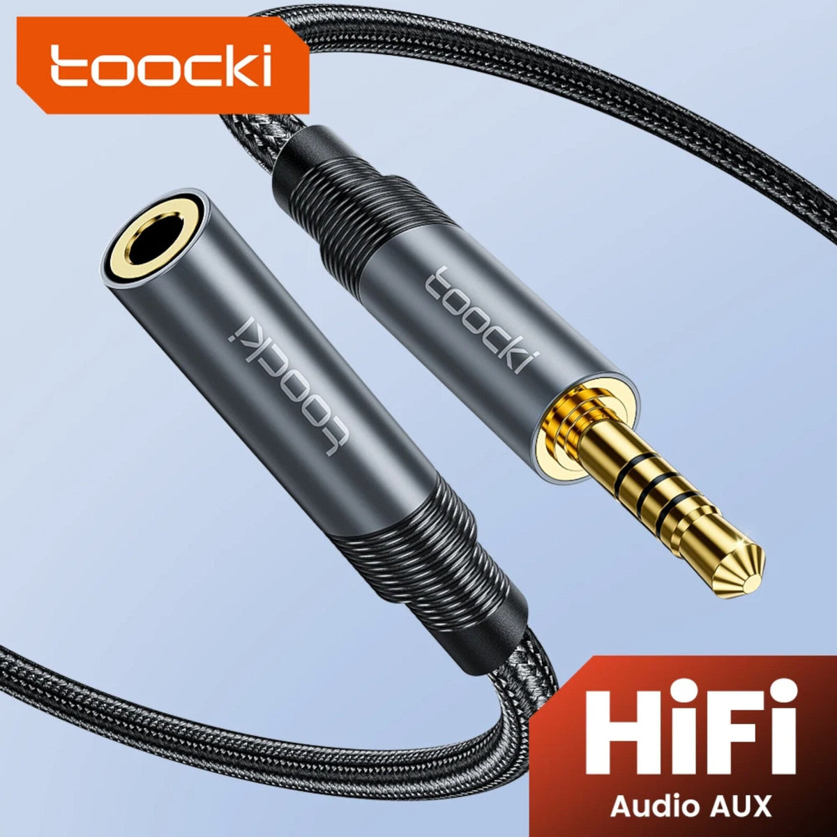 Toocki 3 m 4-polige Headset-Verlängerung