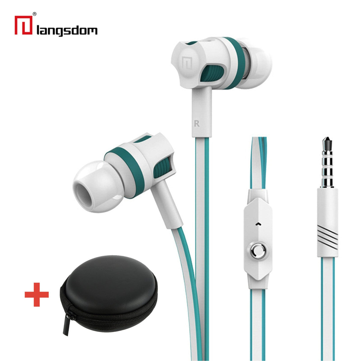 Langsdom JM26 In-Ear-Headset mit Mikrofon