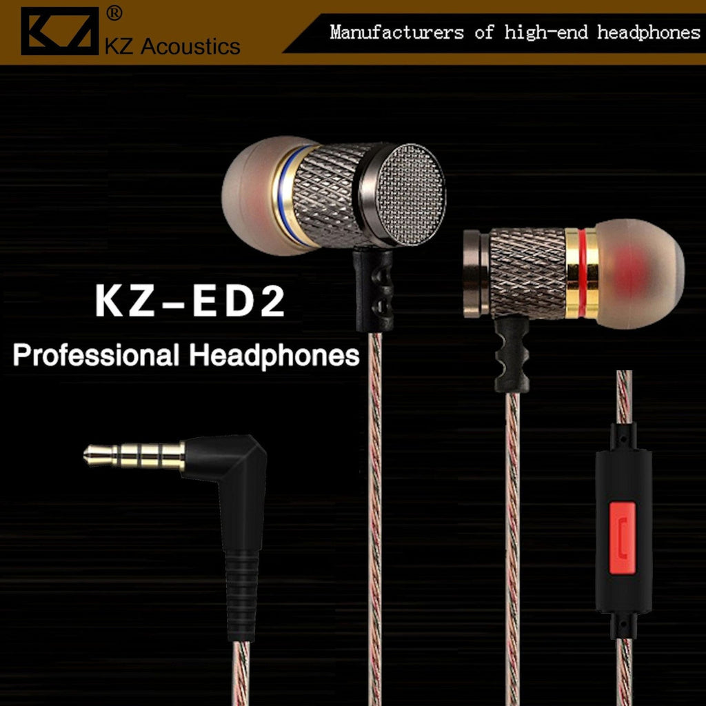 KZ ED2 EDR2 In-Ear-Headset in Gunmetal