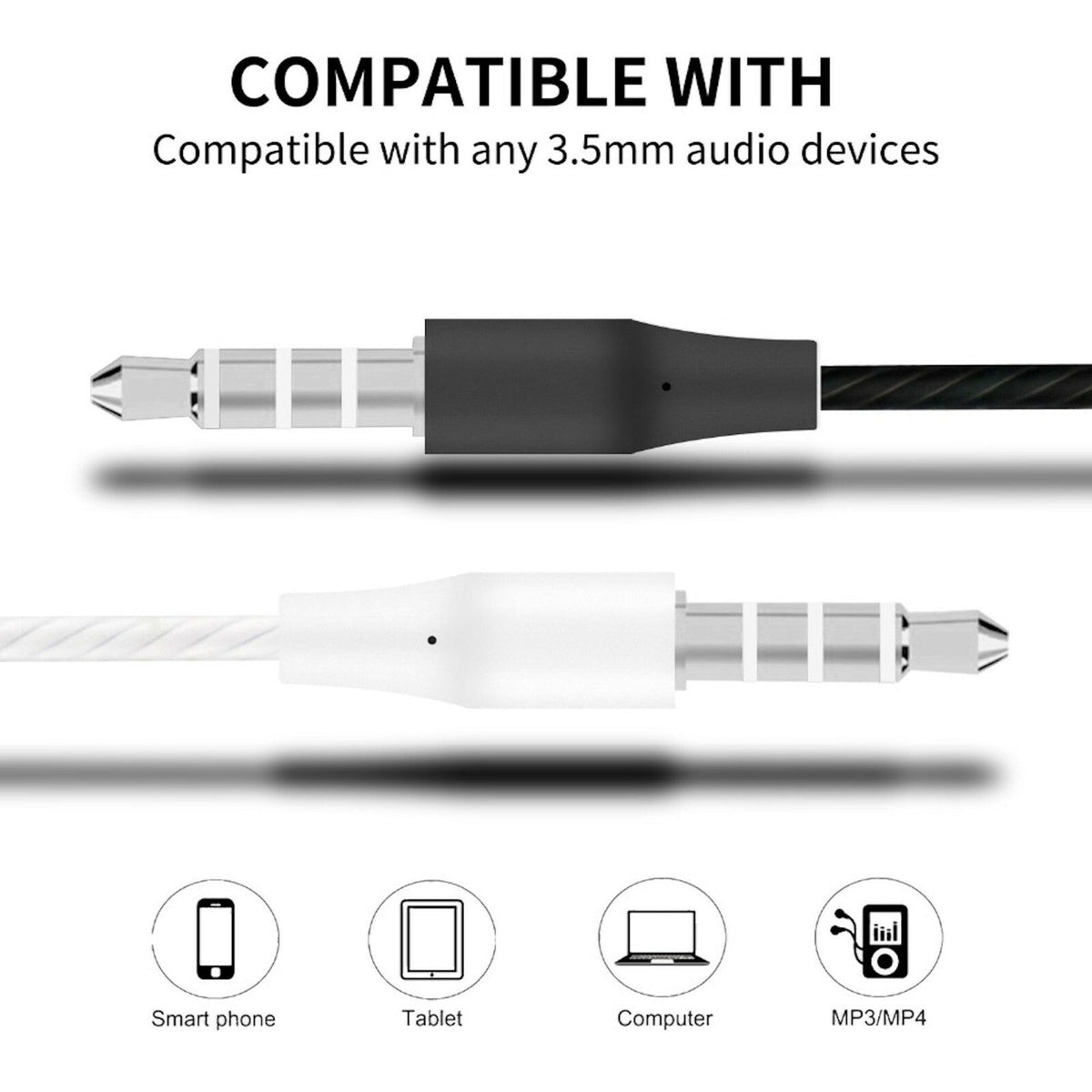 3K S24 In-Ear-Kopfhörer mit Mikrofon und PU-Tasche
