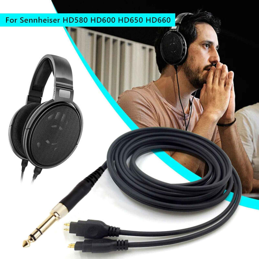 3 m Premium Ersatzkabel für Sennheiser HD600 und HD650