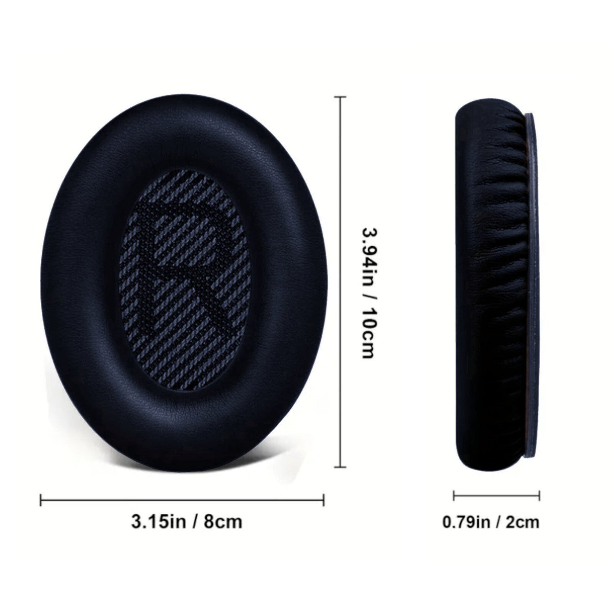 Dunkelblaue Ohrpolster für Bose QuietComfort QC15 bis QC45