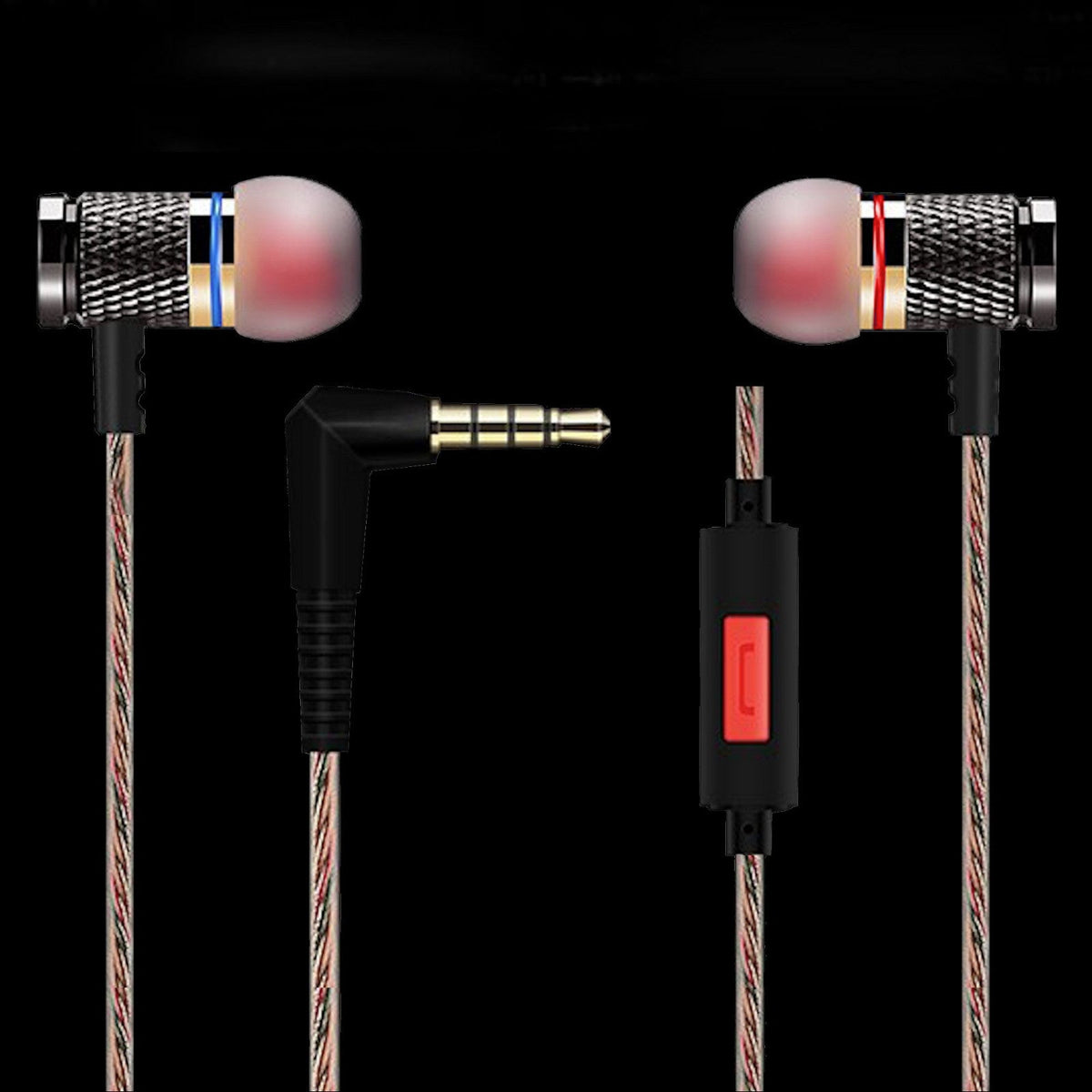 KZ ED2 EDR2 In-Ear-Headset in Gunmetal