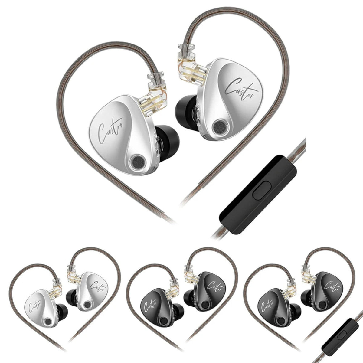 KZ Castor In-Ear-Kopfhörer mit einstellbarem Bass