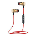 Rot-goldenes magnetisches X9 Bluetooth In-Ear-Headset