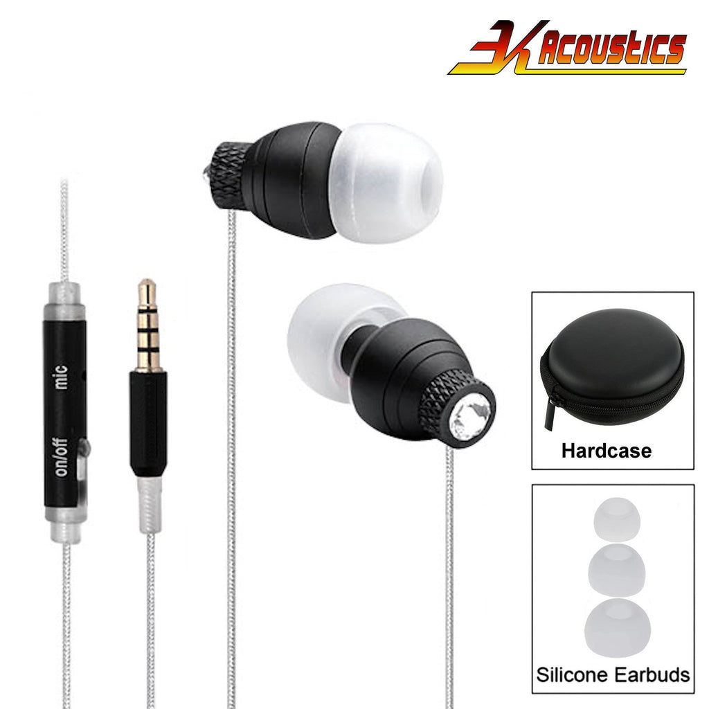 Diamond Pro Black In-Ear-Headset mit Strassstein