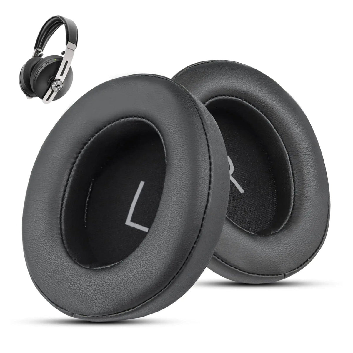 Dunkelbraune Velours-Ohrpolster für Sennheiser Momentum 3 Over-Ear