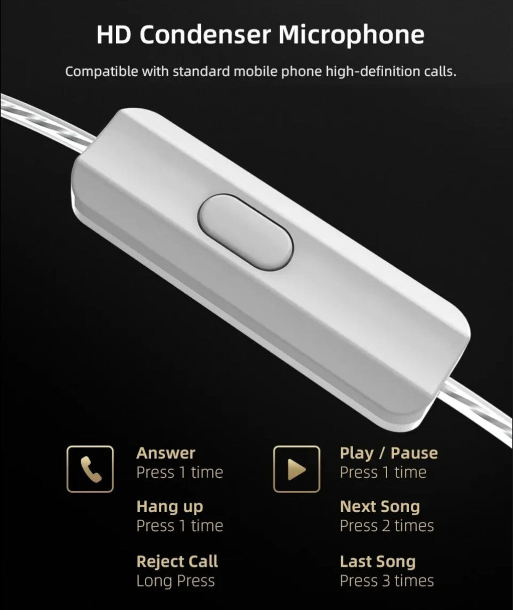 Schwarzes KZ ZEX 3-Treiber In-Ear-Headset