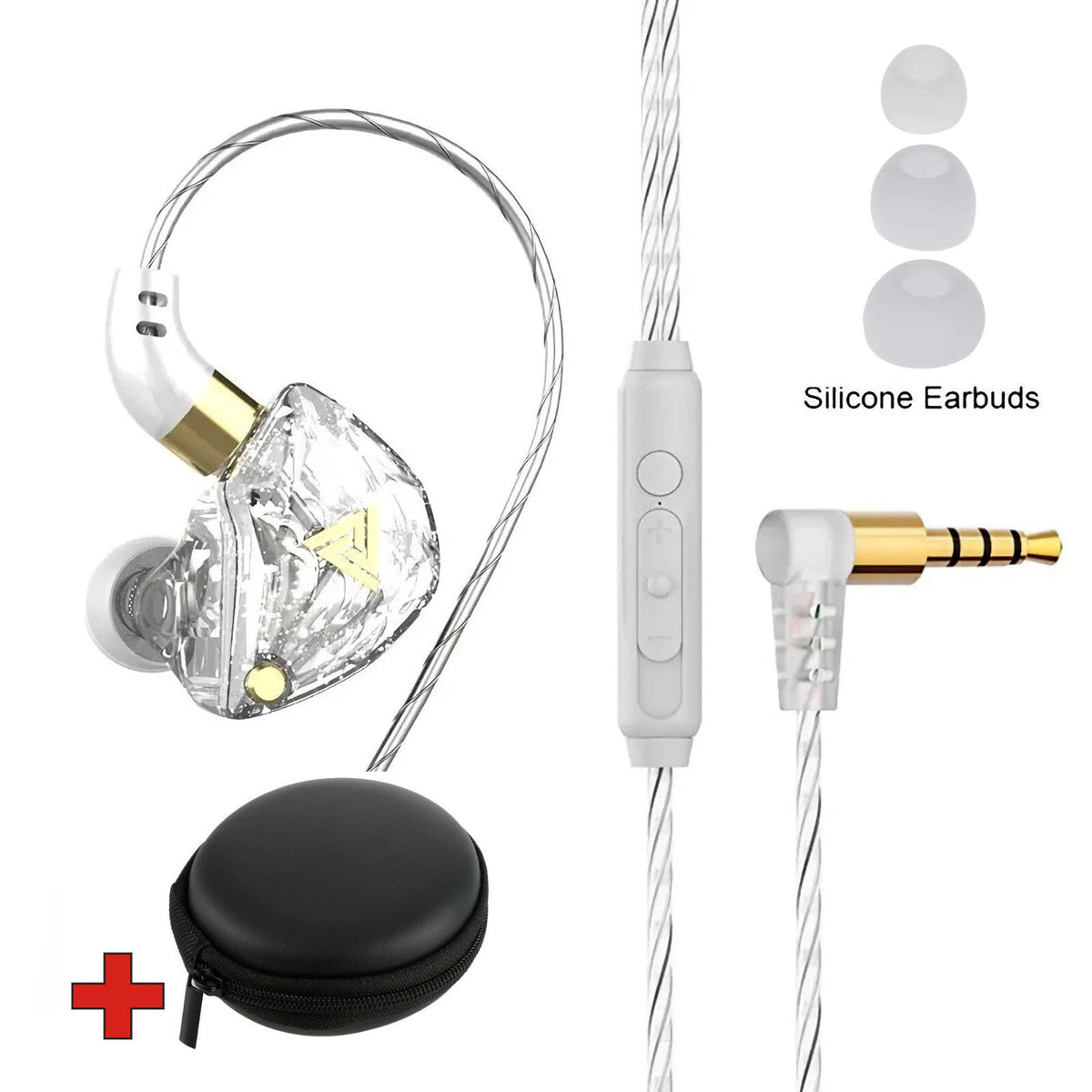 QKZ SK8 HiFi In-Ear-Headset mit Hardcase