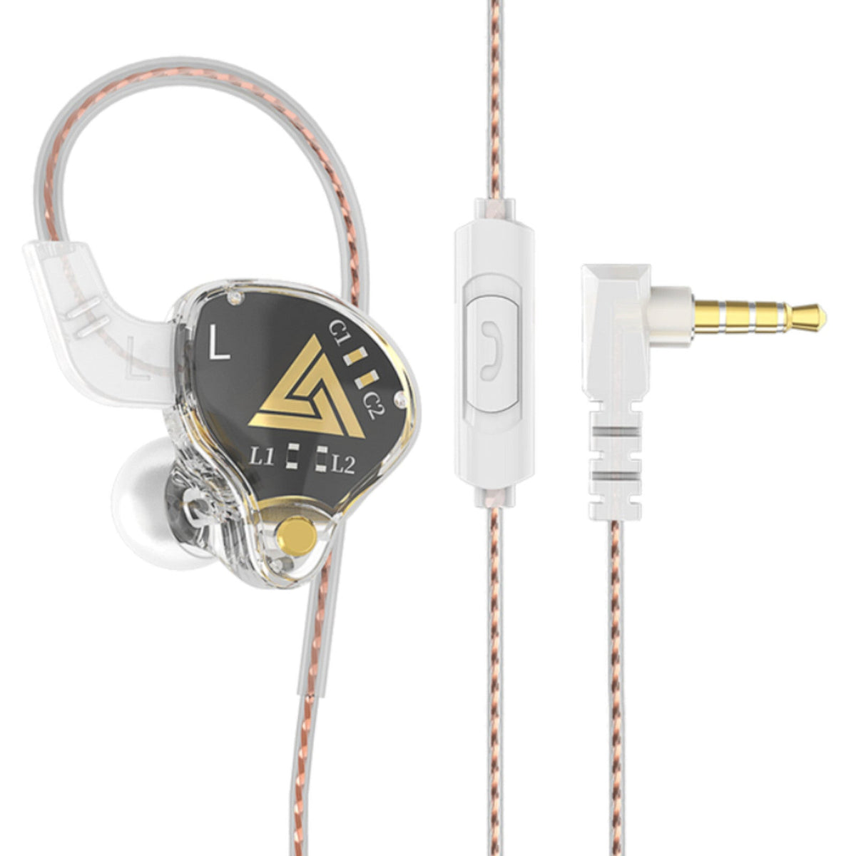 QKZ AKX Pro HiFi In-Ear-Headset mit Hardcase