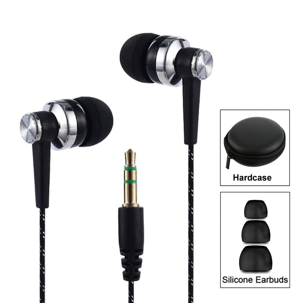 S26 Belly Metall In-Ear-Kopfhörer mit Hardcase