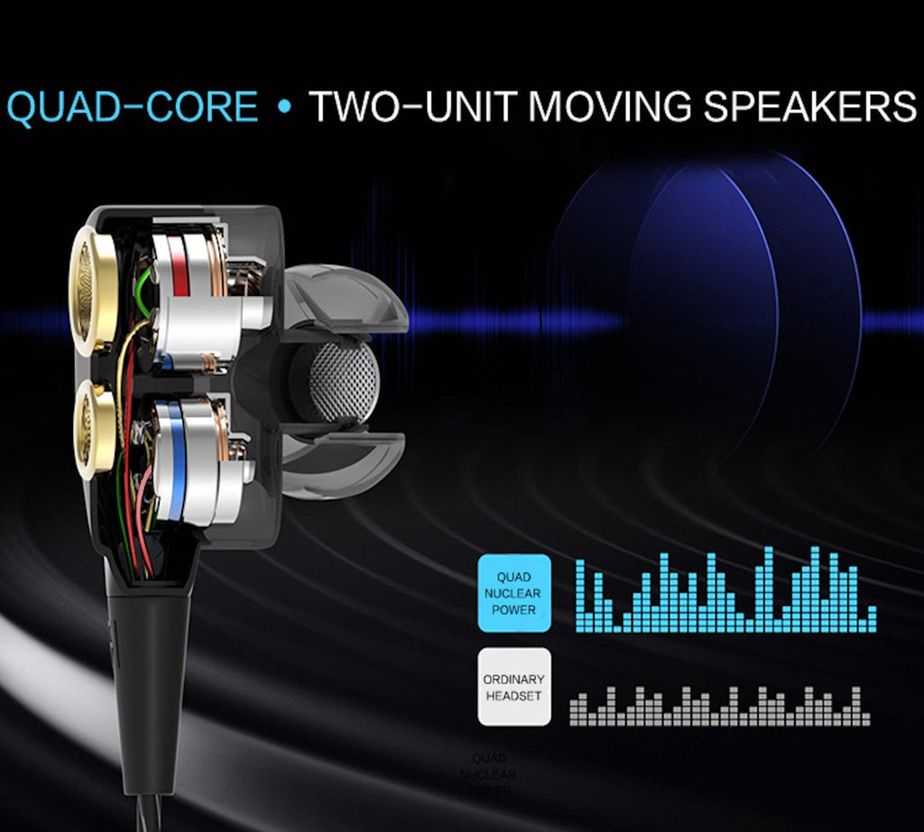QKZ KD4 Dual-Treiber In-Ear-Headset
