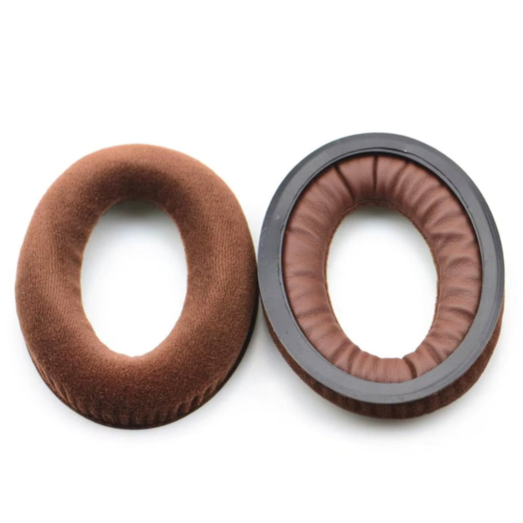 Braune Velours-Ohrpolster für Sennheiser HD559 bis HD599