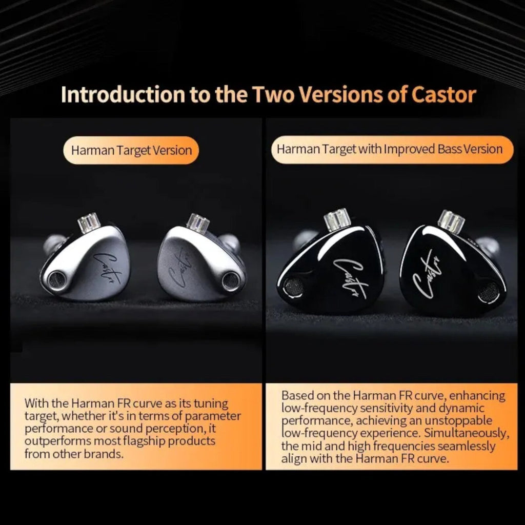 KZ Castor In-Ear-Kopfhörer mit einstellbarem Bass