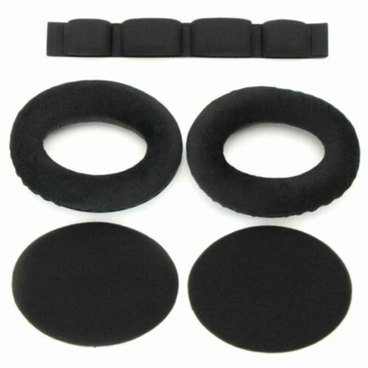 Velour Ohrpolster Kopfband für Sennheiser Kopfhörer HD545, HD580, HD600, HD650, HD660