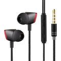 Schwarz-roter HongBiao V30 In-Ear-Kopfhörer