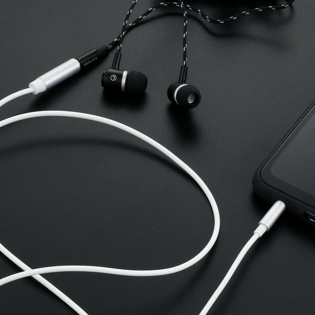 Weiße 2 m 4-polige Headset-Verlängerung