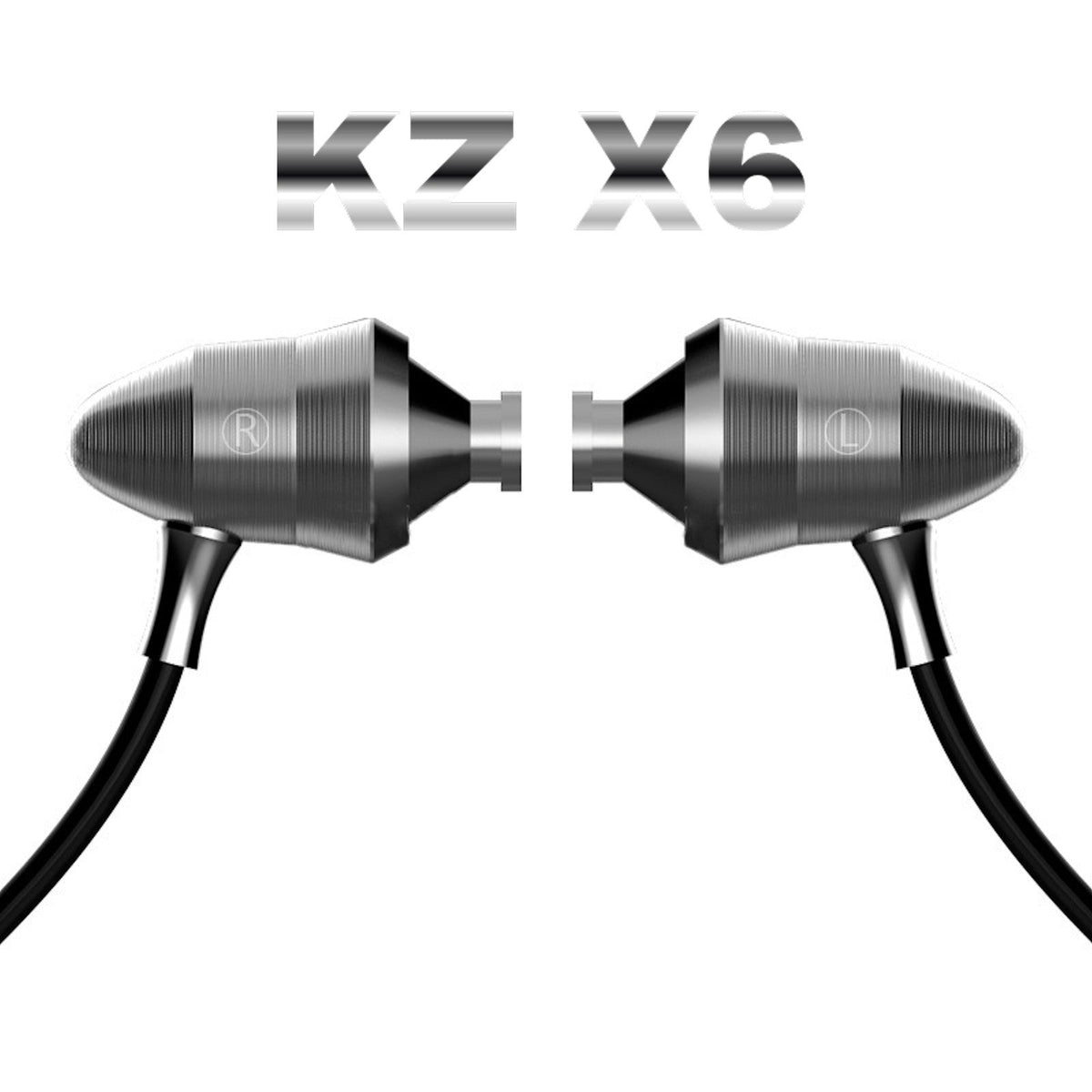 Silberner KZ X6 Pro Metall In-Ear-Kopfhörer