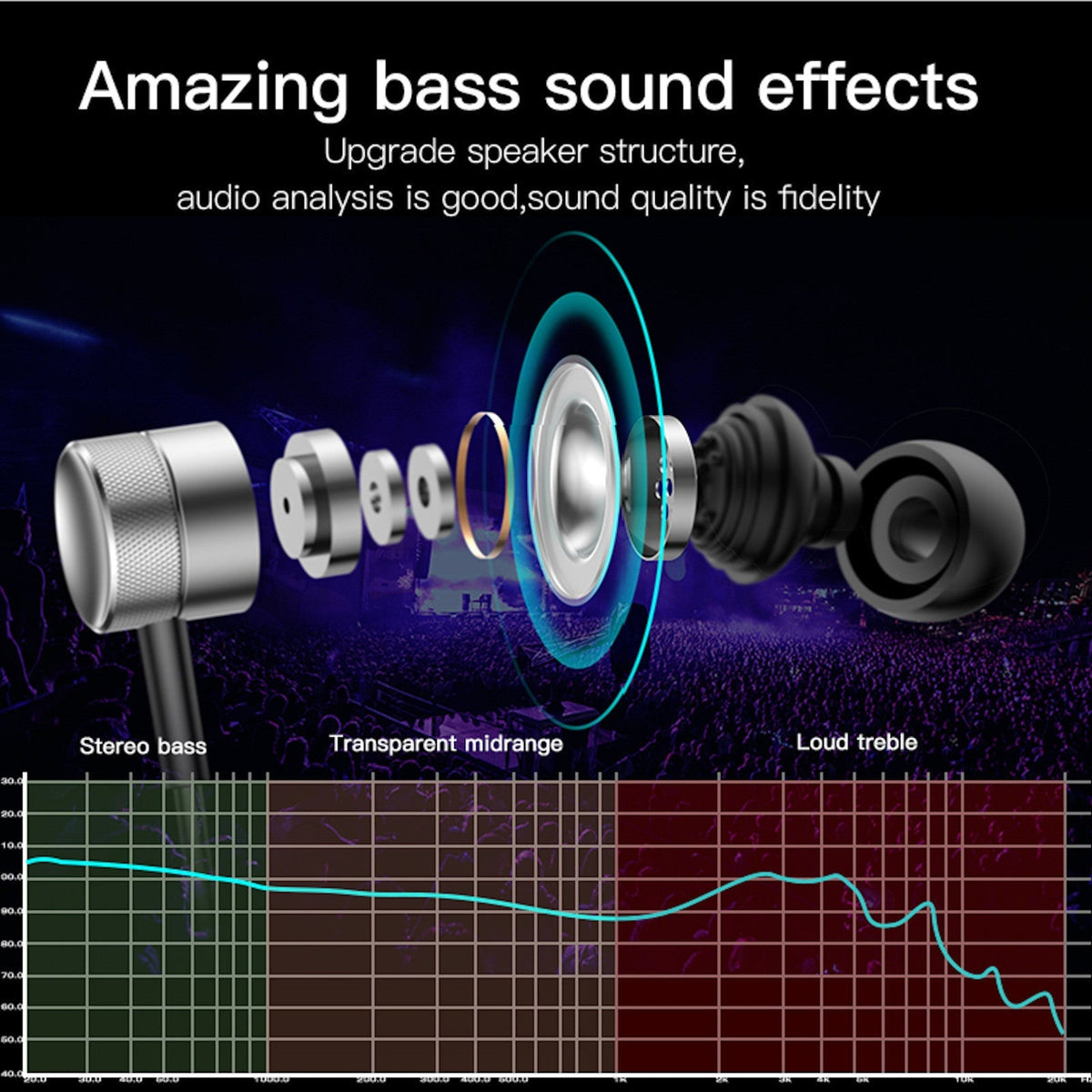 Baseus Encok H04 Metall In-Ear-Kopfhörer