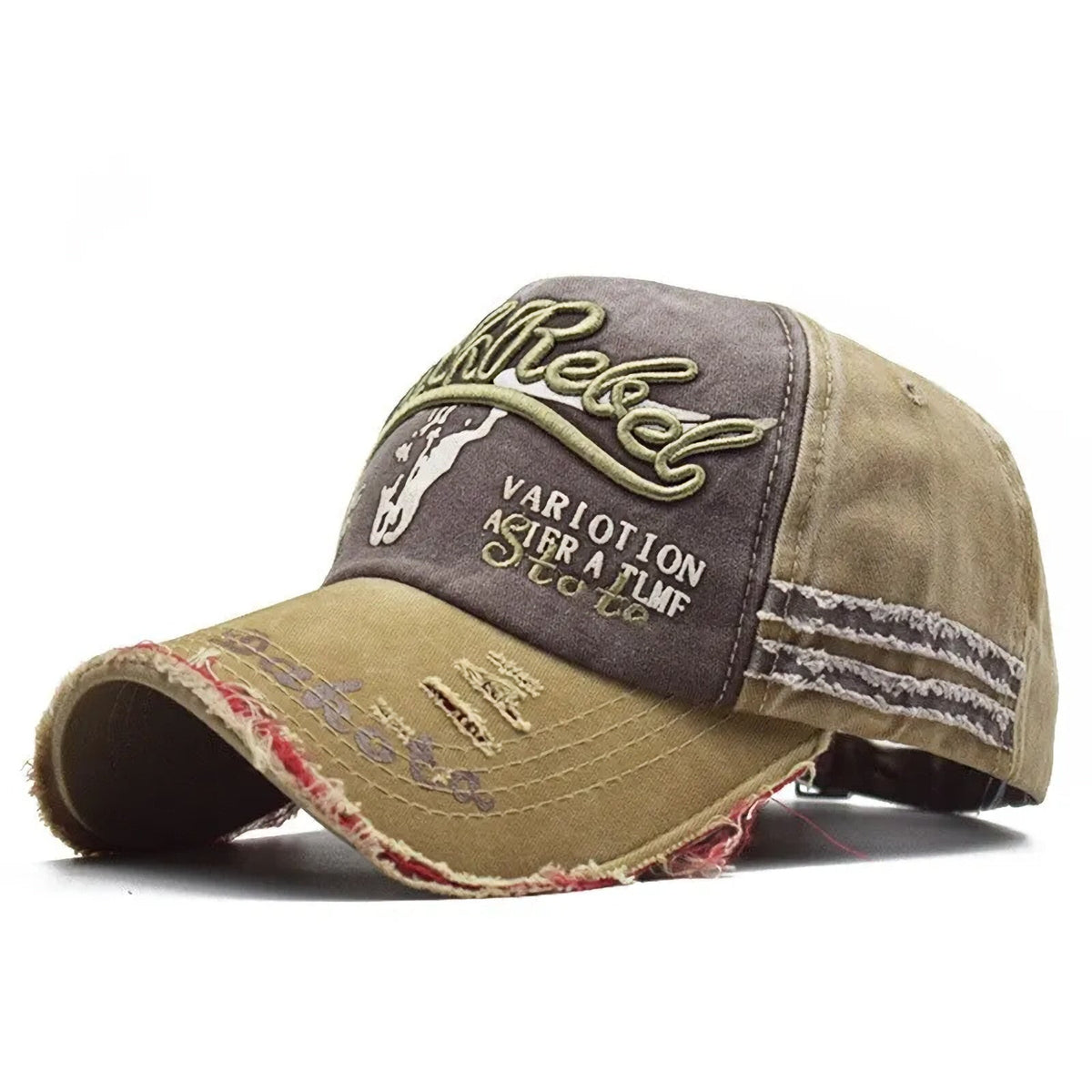 Hellbraune Black Rebel Vintage-Basecap