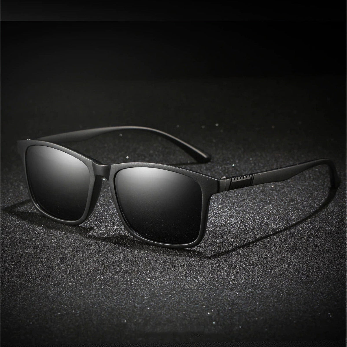 Schwarze TR90 Men-in-Black Sonnenbrille