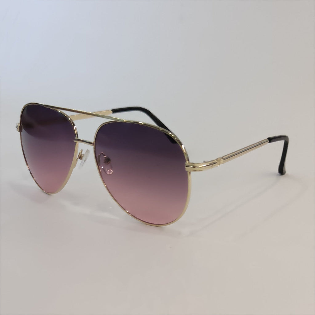 Schwarz-rot-goldene Piloten-Sonnenbrille