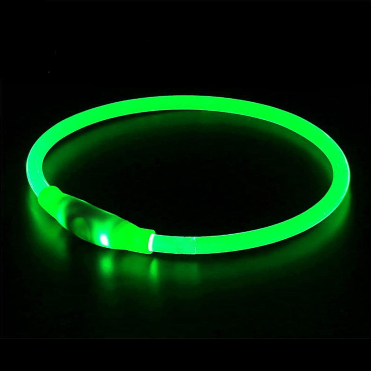 Kürzbares LED-Hundehalsband mit USB-Akku