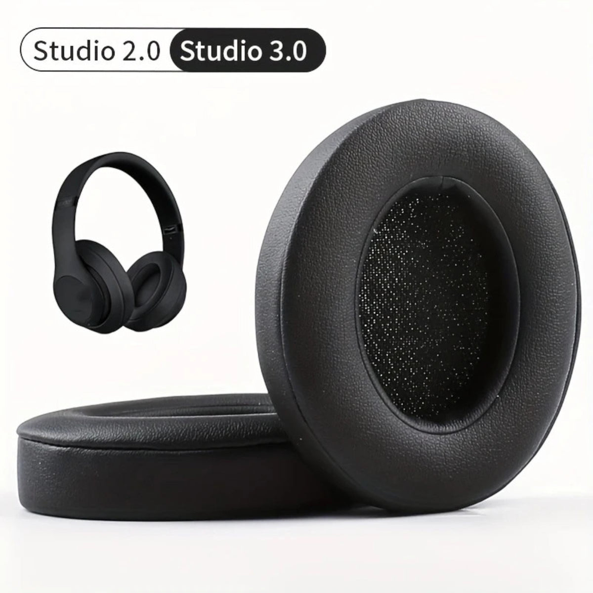 Ohrpolster für Beats by Dr. Dre Studio 2 und Studio 3 Wireless Kunstleder - 3KShop.de