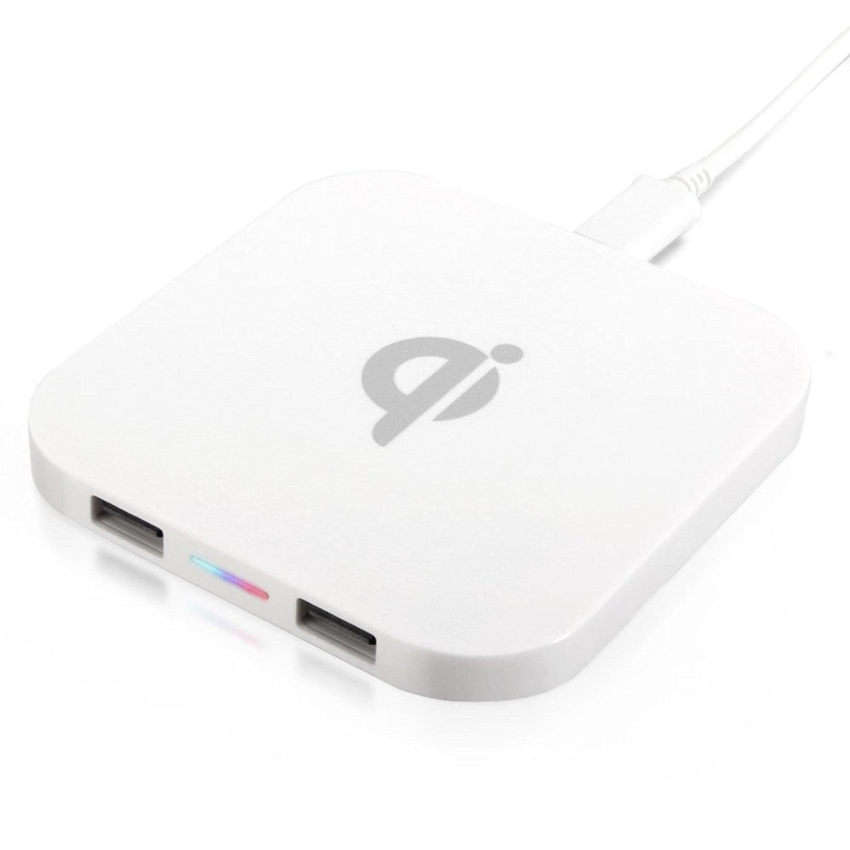 Qi Wireless Charger Q8 mit zwei USB-Ports