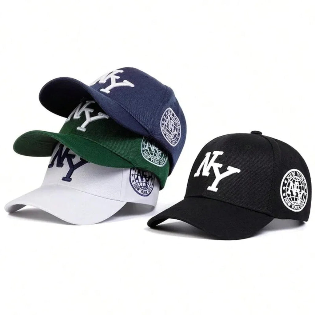 New York Vintage Basecap mit Retro-Stickerei