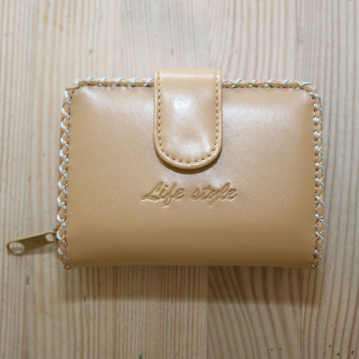Portemonnaie Geldbörse Brieftasche Gross Beige G2010B - 3KShop.de