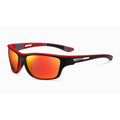 Rot-orange polarisierte Sport-Sonnenbrille X15